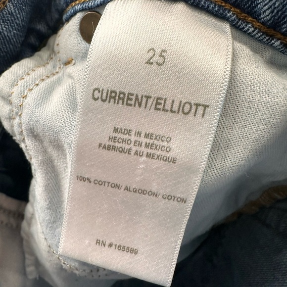 Current Elliott The Boyfriend Jeans Stormy Wash 25 - Picture 3 of 5